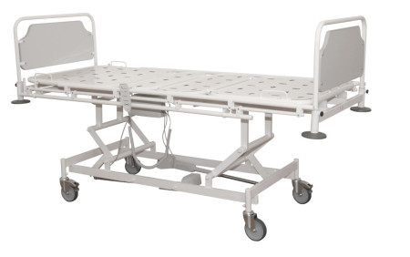 Кровать общебольничная ДЗМО КМ-2 (2 колеса с тормозом, 2 колеса без тормоза)